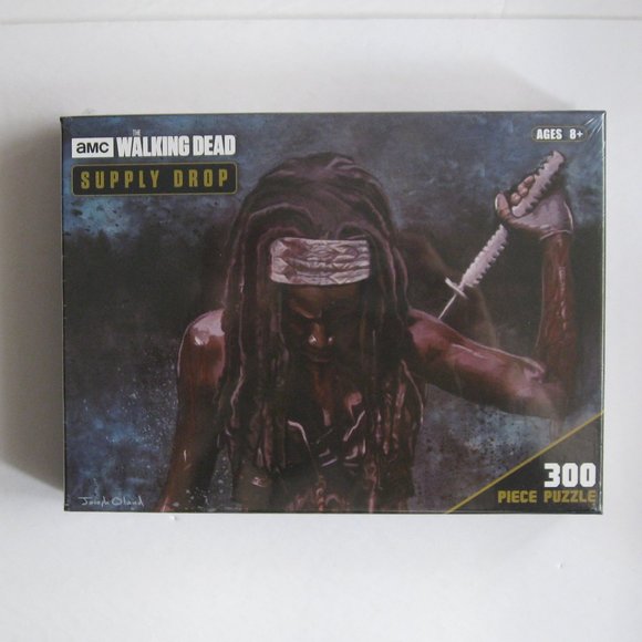Michonne Jigsaw Puzzle TWD Walking Dead Katana 300p SEALED Supply Drop Exclusive - Picture 1 of 7